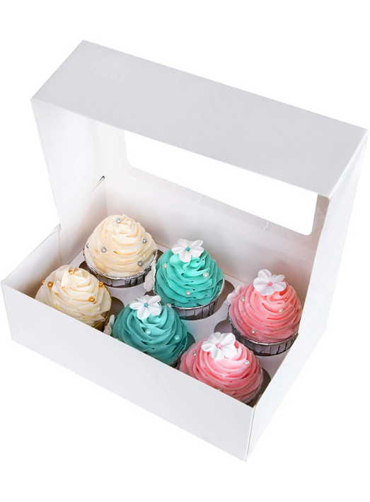 White Cupcake Boxes