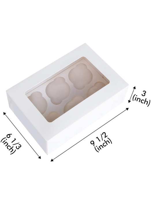 White Cupcake Boxes