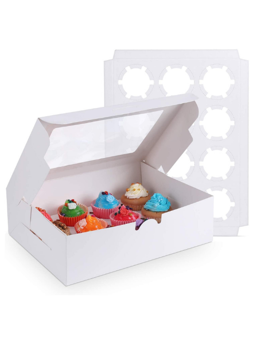 White Cupcake Boxes