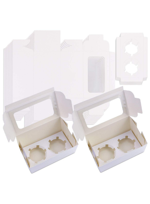White Cupcake Boxes