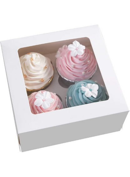 White Cupcake Boxes