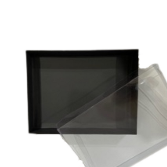 Donut Box 9Pc Transparent